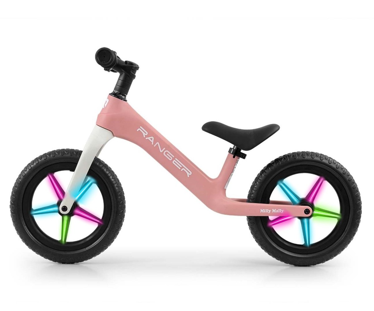 MILLY MALLY 5706 Rowerek biegowy RANGER flash pink